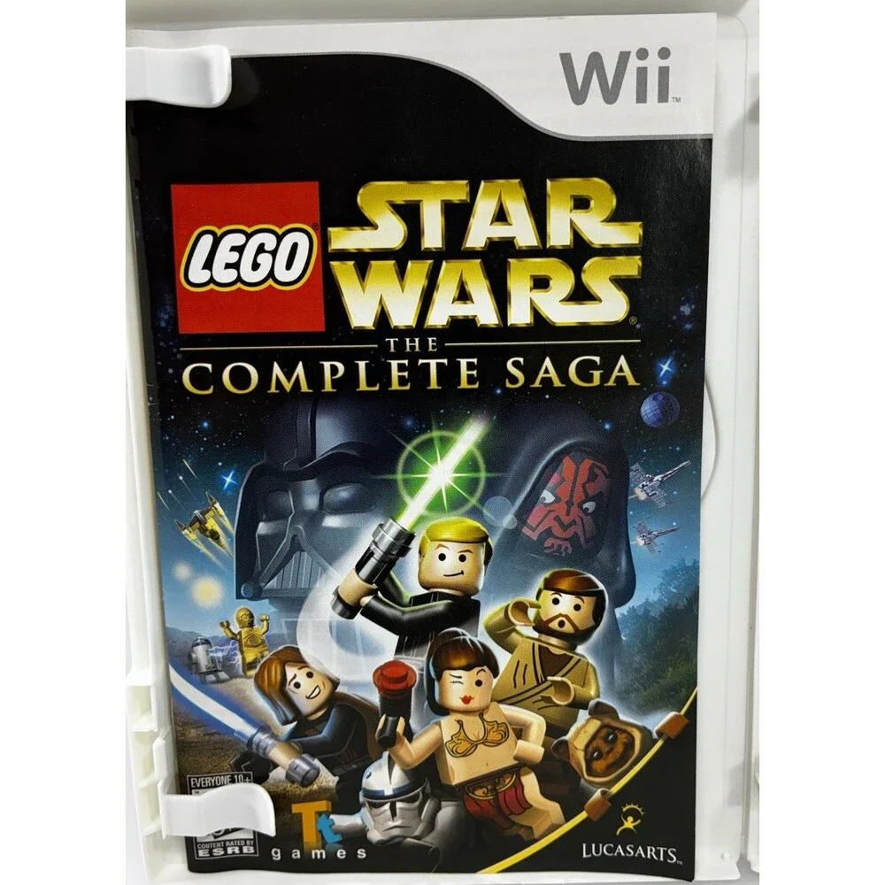 LEGO Star Wars The Complete Saga Nintendo Wii 2007 Complete with Manual Tested